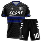 黑 シェブロンユニフォーム サッカー